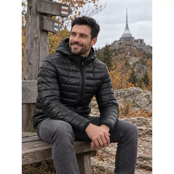  Jachetă pentru bărbați MALFINI EVEREST 552 NEGRU 