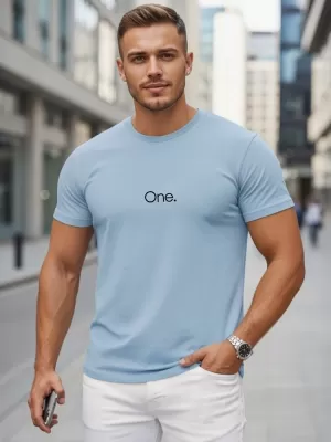 Tricou pentru bărbați DSTREET NX5125R-SK ALBASTRU DESCHIS