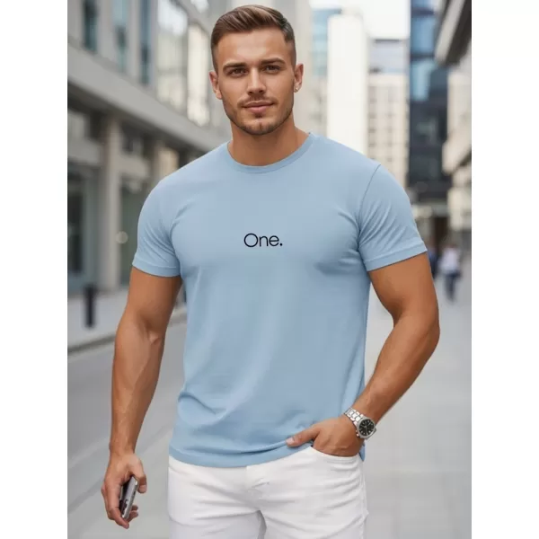 Tricou pentru bărbați DSTREET NX5125R-SK ALBASTRU DESCHIS 