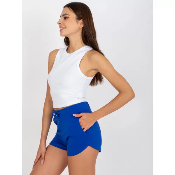  Pantaloni scurți de damă BASIC FEEL GOOD AP-SN-119.07 ALBASTRU ÎNCHIS 