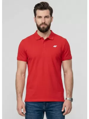 Tricou pentru bărbați cu guler 4F WMM00TPTSM0771 ED
