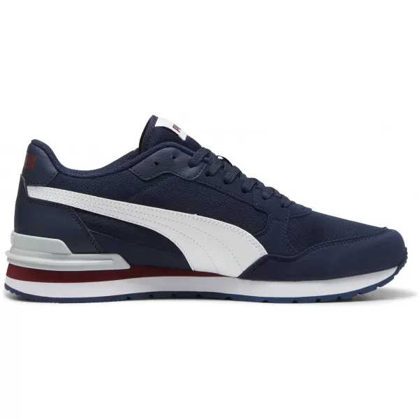  Cizme PUMA ST RUNNER V4 MESH 39966602 CLUB NAVY/ CLUB NAVY/PUMA WHITE/TEAM REGAL RED/PLATINUM GREY 