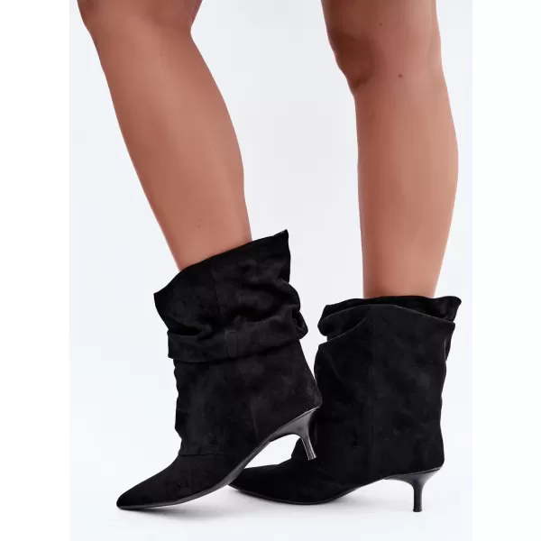  Botine de dama BOTO 7100 NEGRU 