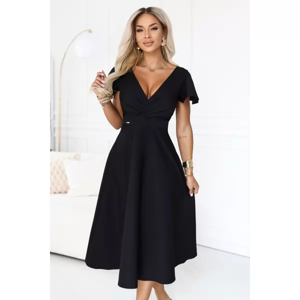  Rochie NUMOCO 675-5 NEGRU 