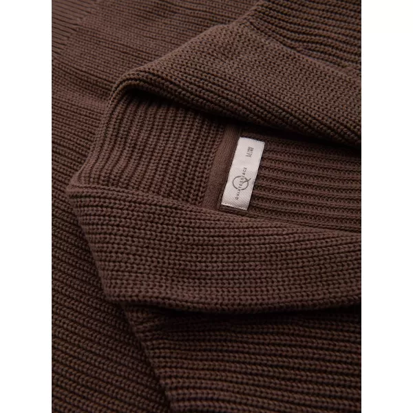  Cardigan pentru bărbați OMBRE OM-SWCD-0200 MARO 