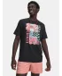 Tricou pentru bărbați UNDER ARMOUR M LOGO COLLAGE SS 6009244-001 NEGRU
