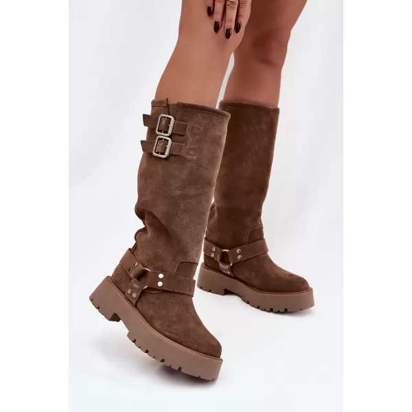  Cizme de dama BIG STAR SHOES OO274A182 BEJ 