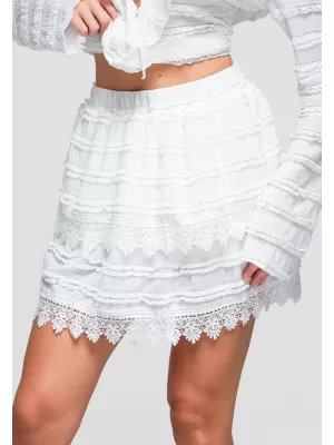 Fusta de dama OMBRE OW-GL-E0015 ALB