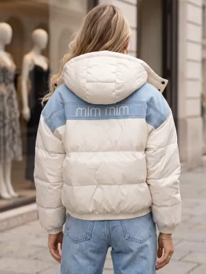 Geaca de dama DSTREET TY6086 ECRU