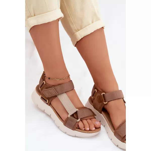  Sandale de dama ARTIKER 58C1231 MARO/BEJ 