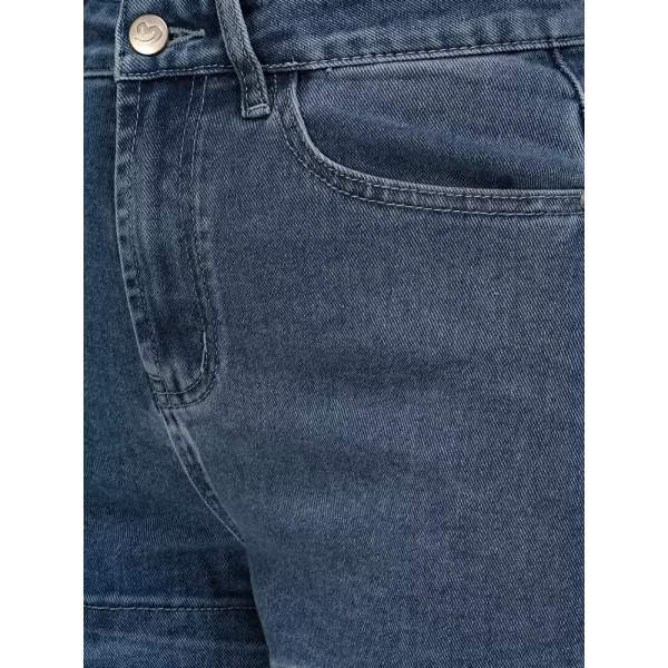  Pantaloni scurți de damă DSTREET SY0556 ALBASTRU 