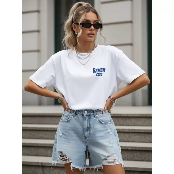  Tricou pentru femei DSTREET NX9506RY-WH-O ALB 