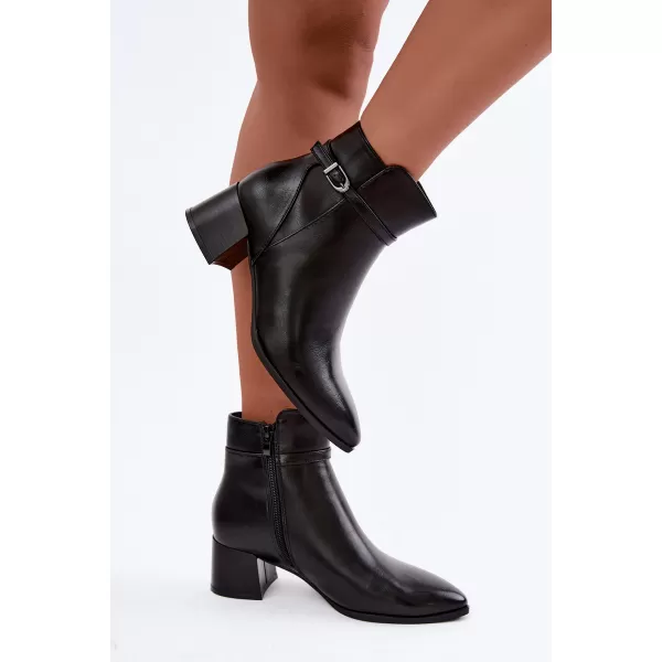 Botine de dama SERGIO LEONE BT-33 NEGRU 