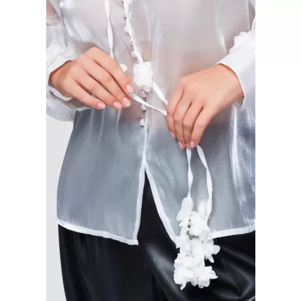  Bluza de dama OMBRE OW-TS-E0086 ALB 