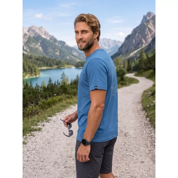  Tricou pentru bărbați ALPINE PRO TERMES 4 VALLARTA ALBASTRU VARIANTA PA 