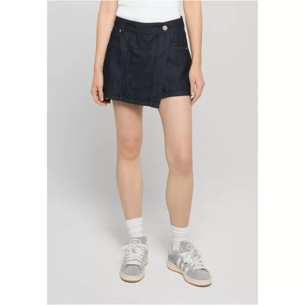  Fusta de dama URBAN CLASSICS TB8365 ALBASTRU CLĂTIT SPĂLAT 
