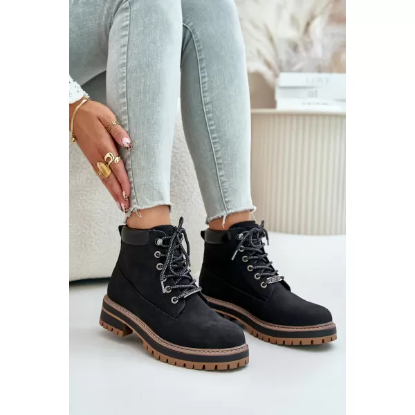  Botine de dama BIG STAR SHOES OO274A290 NEGRU 