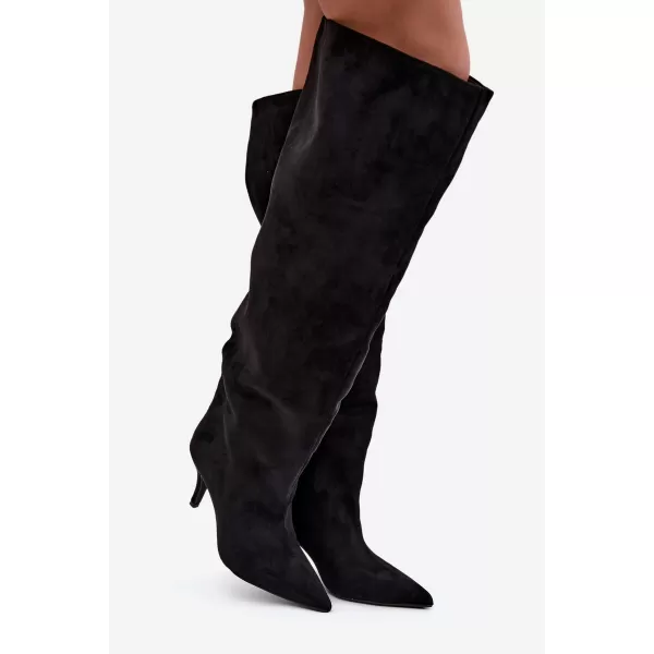  Cizme de dama BOTO 2571A NEGRU 