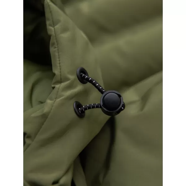  Geaca de iarna matlasata pentru barbati OMBRE OM-JAHP-0305 MĂSLINE 