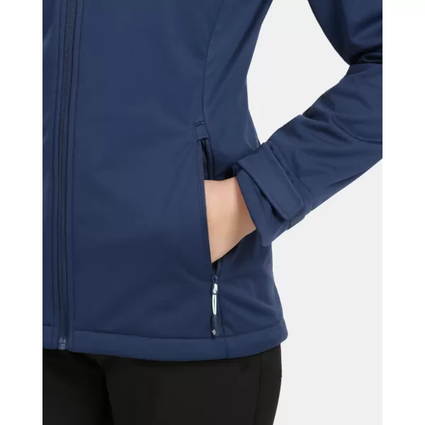  Jachetă softshell pentru femei KILPI ONTAVIA-W 1L0113KI ALBASTRU ÎNCHIS 