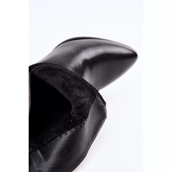  Botine de dama SERGIO LEONE BT-33 NEGRU 