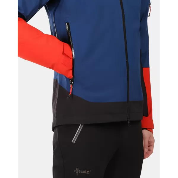  Jachetă hardshell pentru bărbați KILPI MAMBA-M 1M0101KI ALBASTRU ÎNCHIS 