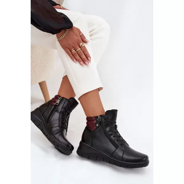  Botine de dama VINCEZA 39963 NEGRU 
