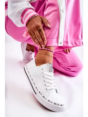 Adidași de damă BIG STAR SHOES FF274024 ALB