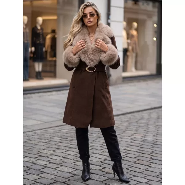  Palton de damă DSTREET TY6073 MARO 