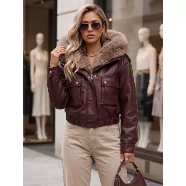  Geaca de dama DSTREET TY5977 BURGUNDIA 