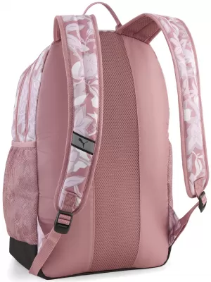 Rucsac PUMA ACADEMY AOP BACKPACK 09115028 LEMN DE TRANDAFIR ÎNTUNECAT/FLORAL AOP