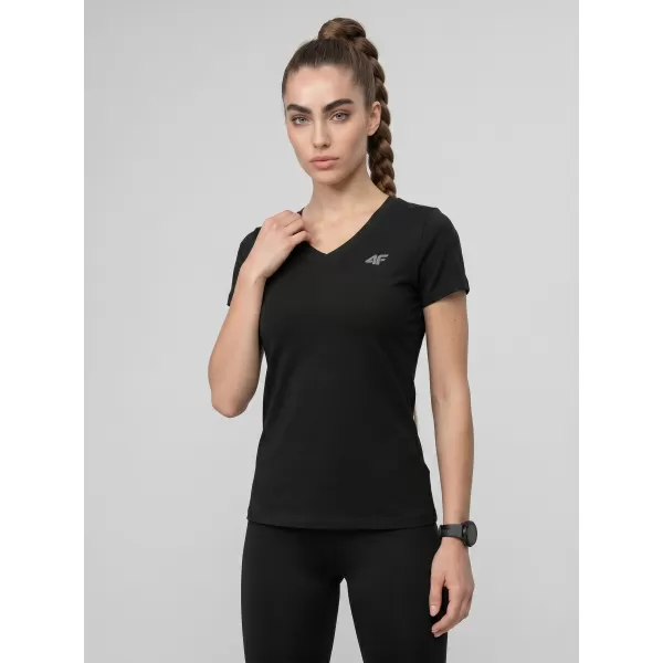  Tricou pentru femei 4F WMM00TTSHF3307 NEGRU ADÂNC 