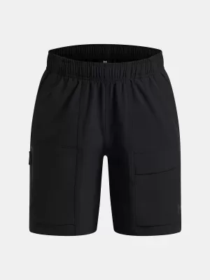 Pantaloni scurți pentru băieți UNDER ARMOUR UA B UNSTOPPABLE WOVEN SHORT 6009307-001 NEGRU
