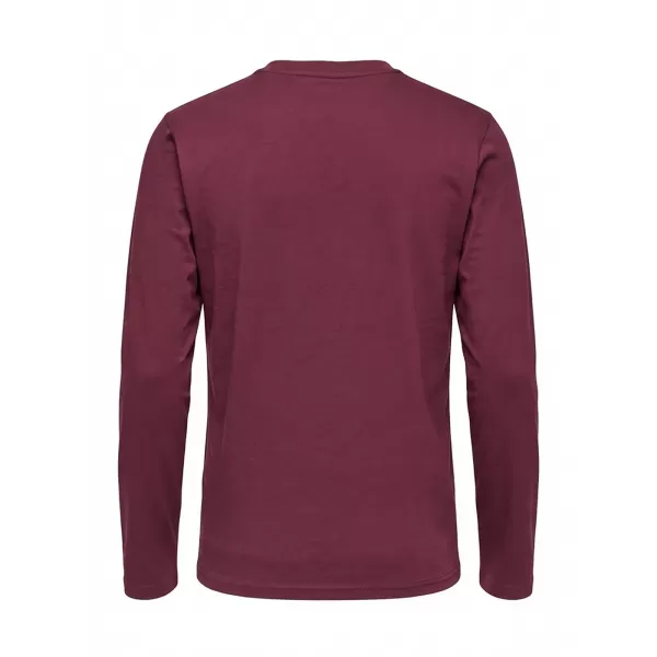  Tricou pentru bărbați OMBRE L171 BURGUNDIA 