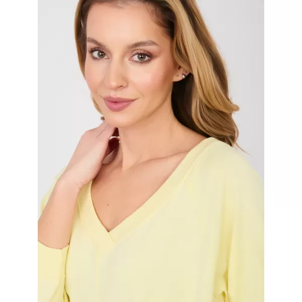  Rochie BASIC FEEL GOOD RV-SK-7203.35P GALBEN STRĂLUCITOR 