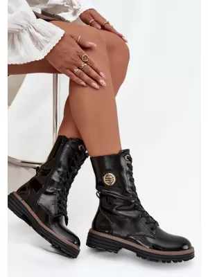 Pantofi de dama BOTO ASA259-10 NEGRU LUCIOS