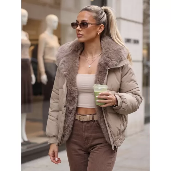  Geaca de dama DSTREET TY6009 CARAMEL 