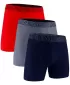 Boxeri pentru bărbați UNDER ARMOUR UA PERFORMANCE TECH MESH - SOLID 6 -3PK 1383884-600 ROŞU