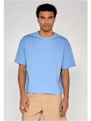 Tricou pentru bărbați URBAN CLASSICS TB8398-18327 ALBASTRU PUDRA