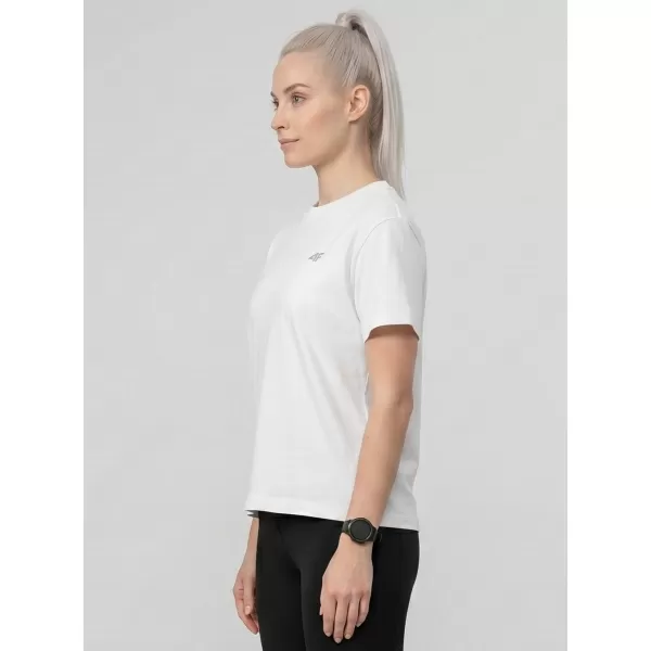  Tricou pentru femei 4F WMM00TTSHF3310 ALB 