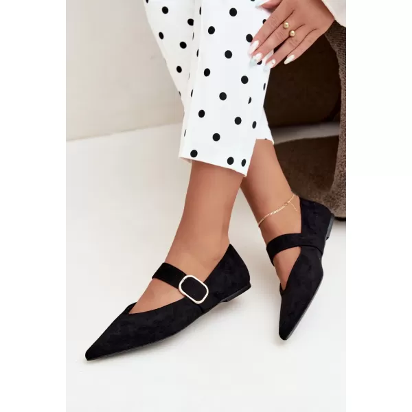  Balerini de dama BOTO CH943 NEGRU 