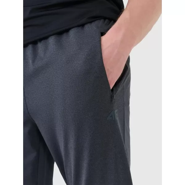  Pantaloni pentru bărbați 4F WMM00TFTRM1067 MELANGE ANTRACIT 