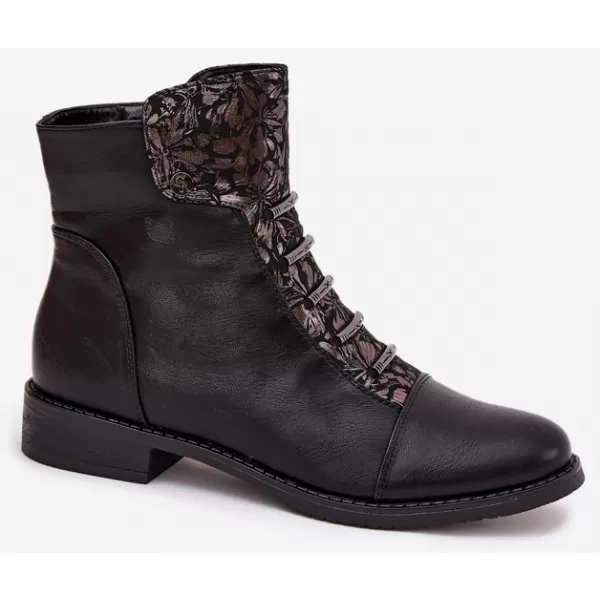  Botine de dama BOTO ASA62-16 NEGRU/MODEL 