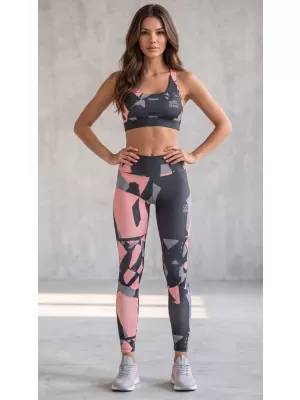 Jambiere lungi premium pentru femei (dimensiuni noi) ALTISPORT VOJ/ALW080LEG05 SOMON NEGRU