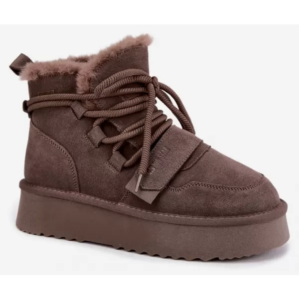  Pantofi de dama BIG STAR SHOES UU274315 UMBRE MARO/BEJ 