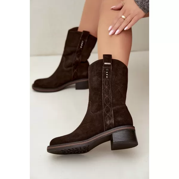  Pantofi de dama BIG STAR SHOES UU274607 CIOCOLATĂ 