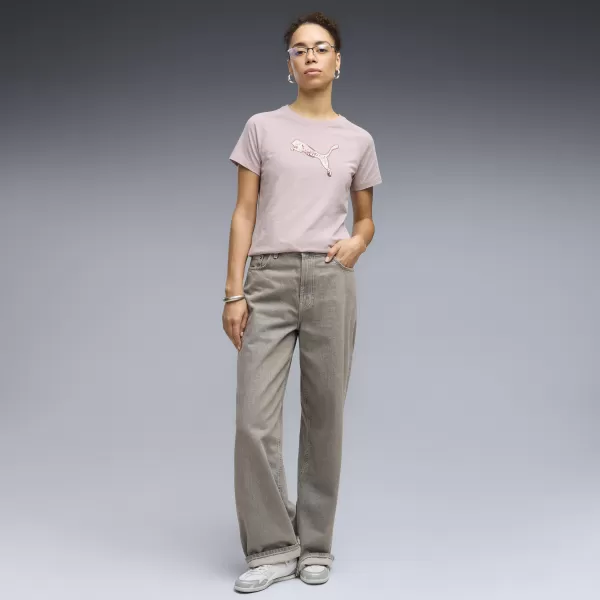  Tricou de damă PUMA ESS SEQUINS TEE 69457649 ROZ CEȚOS 