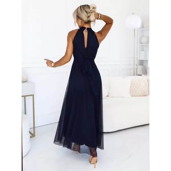  Rochie NUMOCO 662-3 ALBASTRU ÎNCHIS 