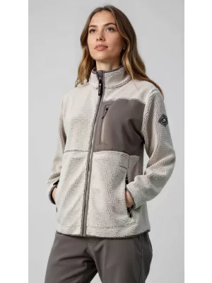 Hanorac cald de dama ALPINE PRO FERADA 3 LEMN DE PLUTIRE