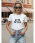 Tricou pentru femei DSTREET NX8009RY-WH ALB
